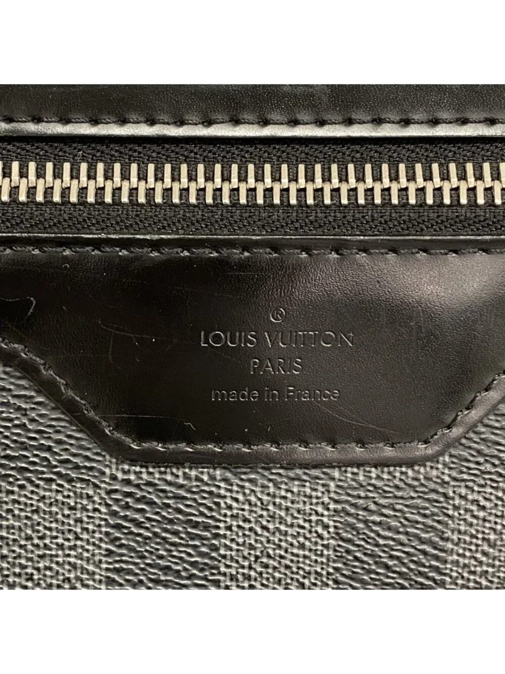 Louis Vuitton Shoulder Bag Damier Graphite MM Black